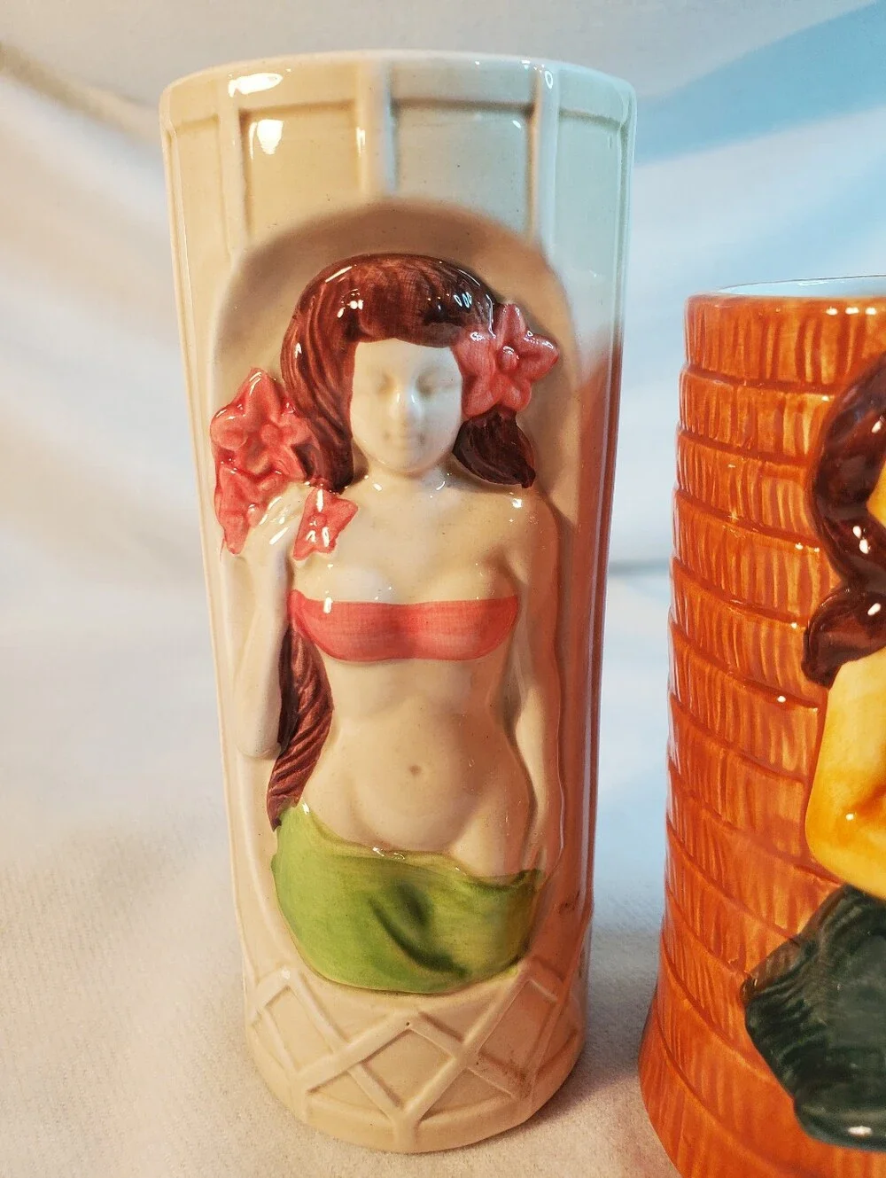 Tiki - Hula Girl Mugs Like New